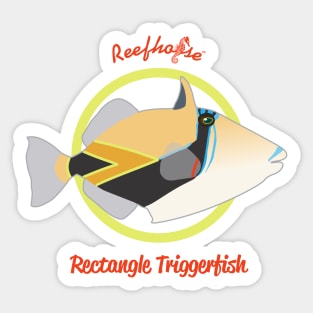 Rectangle triggerfish Sticker